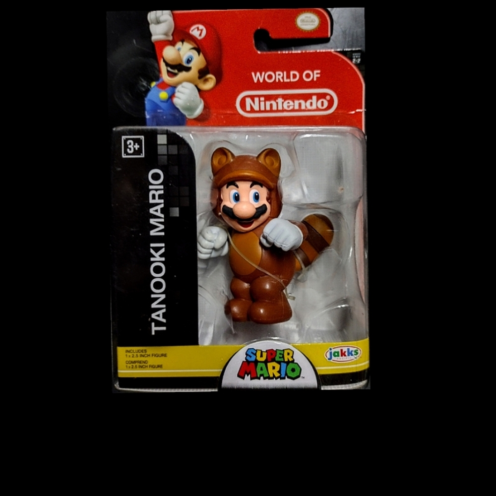 Tanooki Mario - Racoon - World Of Nintendo - Mario Bros 3 Jakks